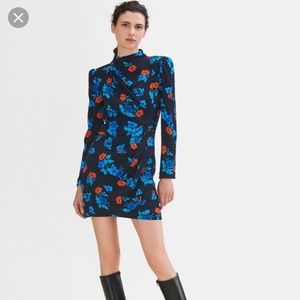 MAJE - Flowery wrap dress (Ripita)